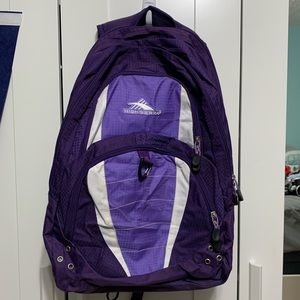 Purple High Sierra Backpack